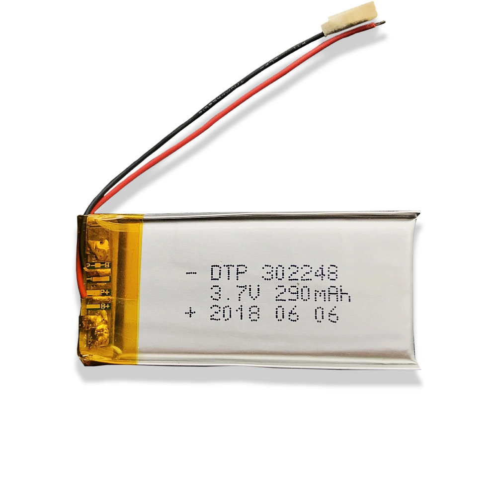 Wholesale 302248 290mAh 3.7V Rechargeable Ultra Thin Lipo Battery