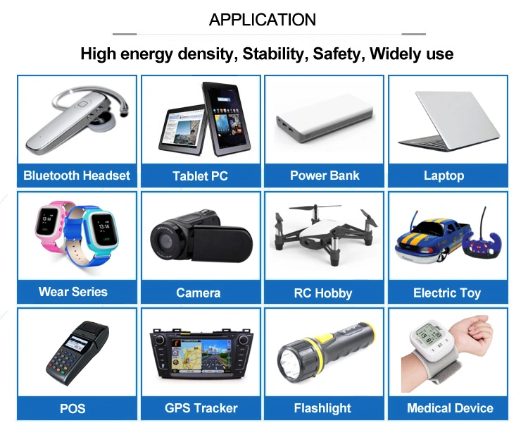 Ultra Thin Battery Small Cell 301020 3.7V 50mAh Lithium Ion Batteries 3.7V Polymer Lithium Ion Battery 40mAh Pl301020 40mAh Ultra Thin Lithium Polymer Battery